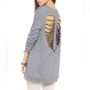 MINKPINK Skeletal Heart Sweatshirt